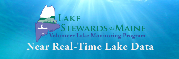 near real time lake data lake stewards of maine